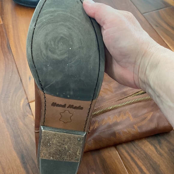 Lot of 2 leather boots - Picture 5 of 8